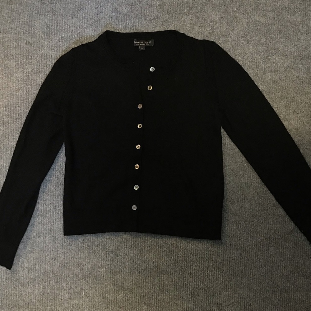 Long sleeve button up sweater